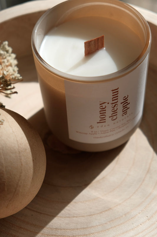 Honey Chestnut Apple Soy Candle